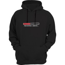 Widi Masterpiece Loading Baskılı Siyah Sweatshirt