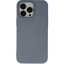 Olmira   15 Pro Max Kılıf Nano Içi Kadife Silikon - Gri 587455