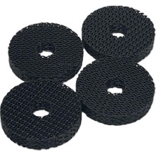 Mottopi Hi-Hat Keçesi ,G.Dorman Tpu Zil Keçesi 38/15MM, 3D Baskı, Uzun Ömürlü 4 Adet-Siyah