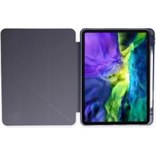 Mrt Global  iPad Pro 11 (2024) Kılıf Kalemlikli Mars Tablet Kılıfı - Lavender 529874