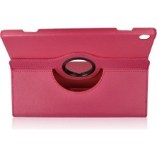 Olmira  Lenovo M10 X505F Kılıf 360 Tablet Deri Kılıf - Pembe 587455