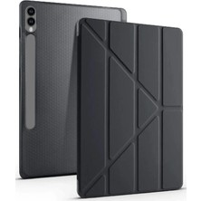 Olmira  Samsung Galaxy X610 Tab S9 Fe Plus 12.4 Kılıf Kalemlikli Mars Tablet Kılıfı - Siyah 58