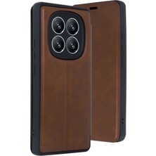 Olmira   Redmi Note 14 Pro 4g Kılıf Flip Cover - Taba 587455