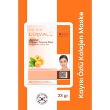 Dermal Nemlendirici, Sıkılaştırıcı ve Aydınlatıcı Kayısı Özlü  Kolajen Maske 23 gr