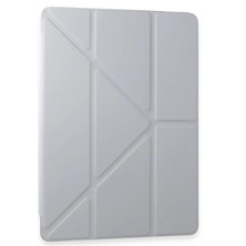 Mrt Global  Samsung Galaxy Tab A9 Kılıf Kalemlikli Mars Tablet Kılıfı - Gri 529874