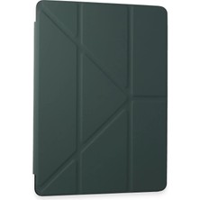 Olmira  Samsung Galaxy Tab A9 Plus Kılıf Kalemlikli Mars Tablet Kılıfı - Koyu Yeşil 587455