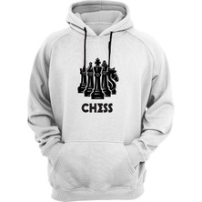Widi Satranç Baskılı Sweatshirt