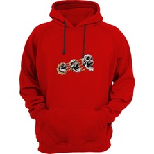 Widi 3 Skulls Baskılı Sweat-Shirt