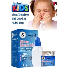 Jenbol Kids Sinus Rinse Burun ve Sinus Temizleme Kiti 120 ml x 20 Yedek Tozu