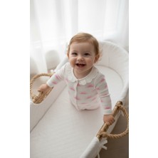 Buufuu Kız Bebek Takım Uzun Kollu Fisto Yakalı Pamuklu 0-6 Aylık