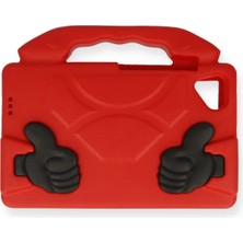 Mrt Global  Samsung Galaxy T870 Tab S7 11 Kılıf Like Stantlı Tablet Silikon - Kırmızı 529874