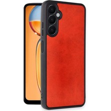 Olmira  Samsung Galaxy S24 Fe Kılıf Aras Deri Kapak - Kırmızı 587455