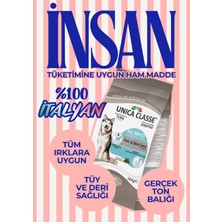 Unica Classe Tüy ve Deri Sağlığı | Tüm Irklar için Ton Balıklı Köpek Maması 10kg | %100 İtalyan Superpremium
