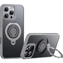 Olmira   16 Pro Max Avatar 360 Dönen Magsafe Kapak - Titan Gri 587455