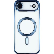 Darkom iPhone 17 Air Magsafe Uyumlu Şeffaf iPhone Kılıfı | Manyetik Halkalı, Darbe Emici