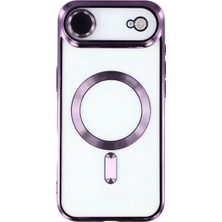 Darkom iPhone 17 Air Magsafe Uyumlu Şeffaf iPhone Kılıfı | Manyetik Halkalı, Darbe Emici