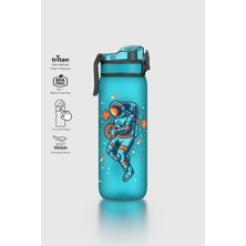 Renga Rybo-X Soft Touch Desenli 630 ml Tritan Çocuk Matara 912162 Mavi