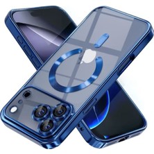 Darkom iPhone 17 Pro Premium Kılıf Magsafe Destekli Kristal Şeffaf Lüks Telefon Kılıfı