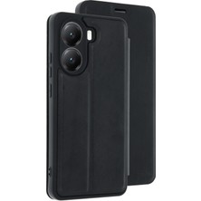 Olmira   Poco X7 Pro Kılıf Flip Cover - Siyah 587455