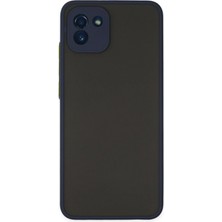 Olmira  Samsung Galaxy A03 Kılıf Montreal Silikon Kapak - Lacivert 587455