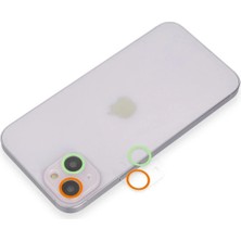 Olmira   13 Mini Renkli Kamera Lens Koruma Cam - Turuncu-Yeşil 587455