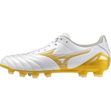 Mizuno Morelia Neo 4 Pro Erkek Krampon Beyaz / Altın