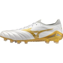 Mizuno Morelia Neo 4 Beta Elite Erkek Krampon Beyaz / Altın