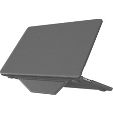 Mrt Global  Macbook Air 15 2024 Macbook Deri Kapak - Gri 529874