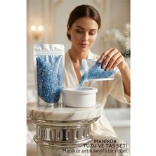 MiraLive Profesyonel Manikür Seti: Ergonomik Manikür Tası ve Zenginleştirilmiş Granül Bakım Tuzu