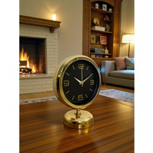Zentime Midnight Gold 25 x 20 cm Metal Masa Saati