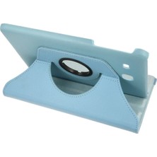 Mrt Global  Samsung Galaxy T560 Tab E 9.7 Kılıf 360 Tablet Deri Kılıf - Turkuaz 529874