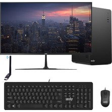İzoly Desktop Y300 x İ3-12100 16GB 256GB SSD 22" Masaüstü Bilgisayar