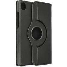 Mrt Global  Lenovo Tab M8 Kılıf 360 Tablet Deri Kılıf - Siyah 529874