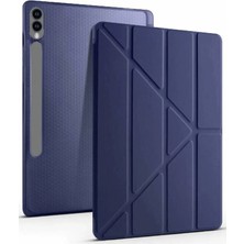 Mrt Global  Samsung Galaxy X510 Tab S9 Fe 11 Kılıf Kalemlikli Mars Tablet Kılıfı - Lacivert 529