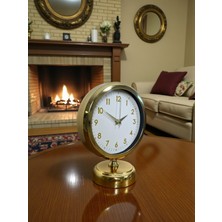 Zentime Aura Gold Modern 25 x 20 cm Metal Masa Saati