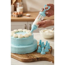 Emofom Pasta Krema Pompası Krem Şanti Şırıngası Krema Sıkma Aparatı