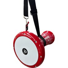 Vatan Kırmızı Erzincan Işlemeli Darbuka | Alüminyum Döküm | Askı + Kılıf + Alyan Anahtarı Hediyeli