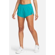 Nike Aeroswift Running Shorts Slip Astarlı Iç Cepli Pliseli Turkuaz Şort