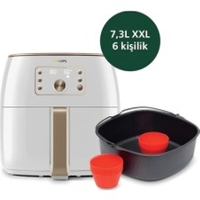 Philips Airfryer Xxl Premium 7.3 Lt Yağsız Fritöz  +Hassas Mutfak Terazisi Hediye