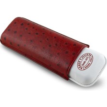 Habanos Romeo Y Julieta Gerçek Deri Puro Kılıfı Ikili 64 Ring - Kahve