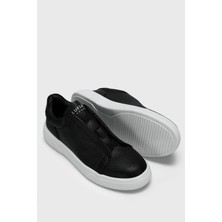 Lufian Dante Erkek Deri Sneaker Ayakkabı Siyah