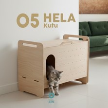 Mamapetz Hela Kutu Ahşap Kedi Tuvaleti