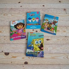 Hureggo Orijinal 4'lü Mini Boyama Kitabı Seti