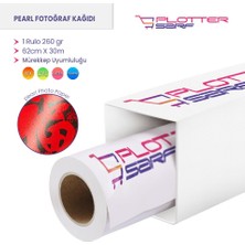 Plotter Sarf Plottersarf® Microporous (Pearl) Rc Fotoğraf Kağıdı Waterprof 260 gr 62CM x 30MT  (1 Rulo)