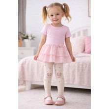 Gigi Giyim Baskılı Kız Çocuk Külotlu Çorap