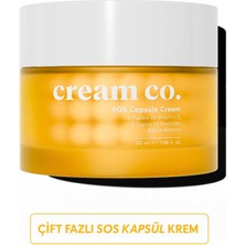 Cream Co. Leke Karşıtı Cilt Tonu Eşitleyici C Vitamini Nemlendirici Kapsül Yüz Kremi 50 ml | Tüm Cilt Tipleri