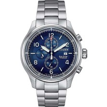 Citizen Erkek Kol Saati – Gümüş Kordon, Mavi Kadran, 44 Mm, 10 Atm