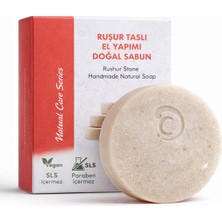 Elif Mira Ruşur Taşlı El Yapımı Doğal Oval Sabun - 100 gr