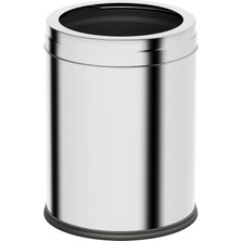 Aqua Bagno Basic Çöp Kovası - Çemberli Tip - 3 L - Parlak Krom - 35.99.57.05.01