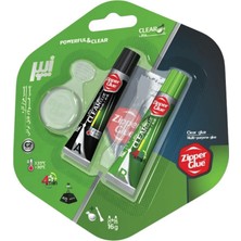 MegaVitrin Zipper Glue Çift Karışımlı Şeffaf Yapıştırıcı 16 gr - 15'li Avantaj Paketi - 4 Dakikada Hızlı Kuruma